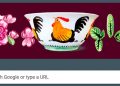 Mangkuk Ayam Jago Mejeng di Google Doodle Hari Ini, Ada Apa?