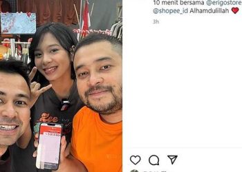 10 Menit Kurang, Erigo-Raffi Raih Omzet Rp 5 M di Shopee Live